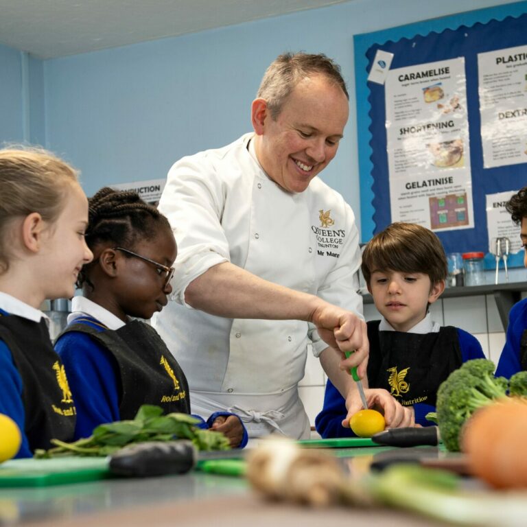 Queen's College Prep food lesson