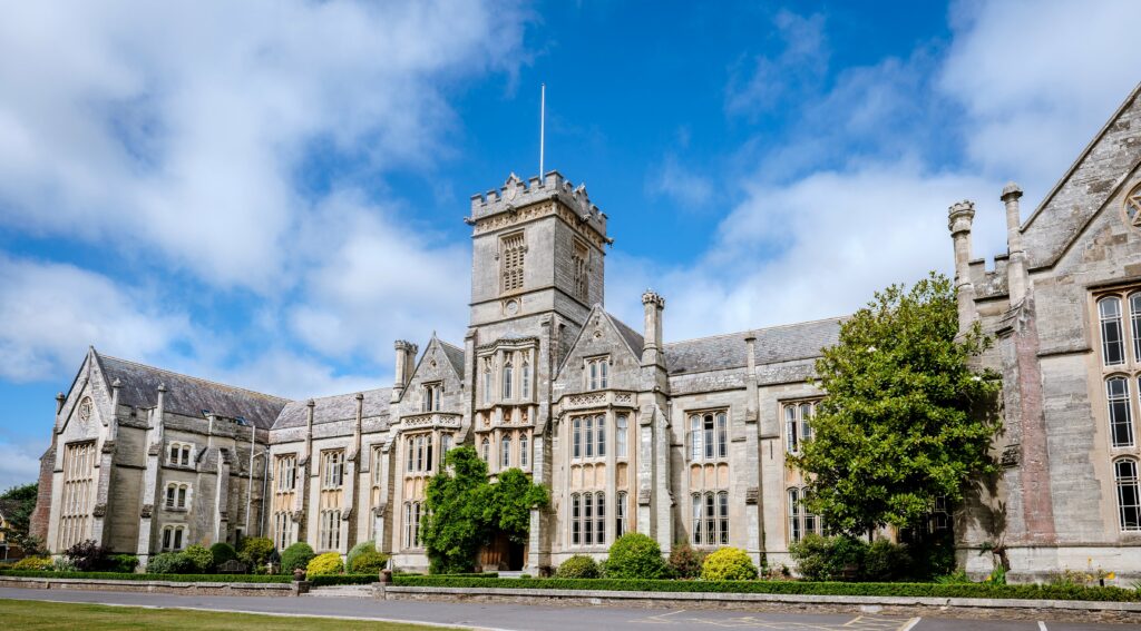 Queen's College Taunton main school building
