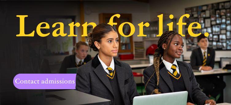 Learn for life, contact admissions