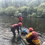 pupils on a canoe